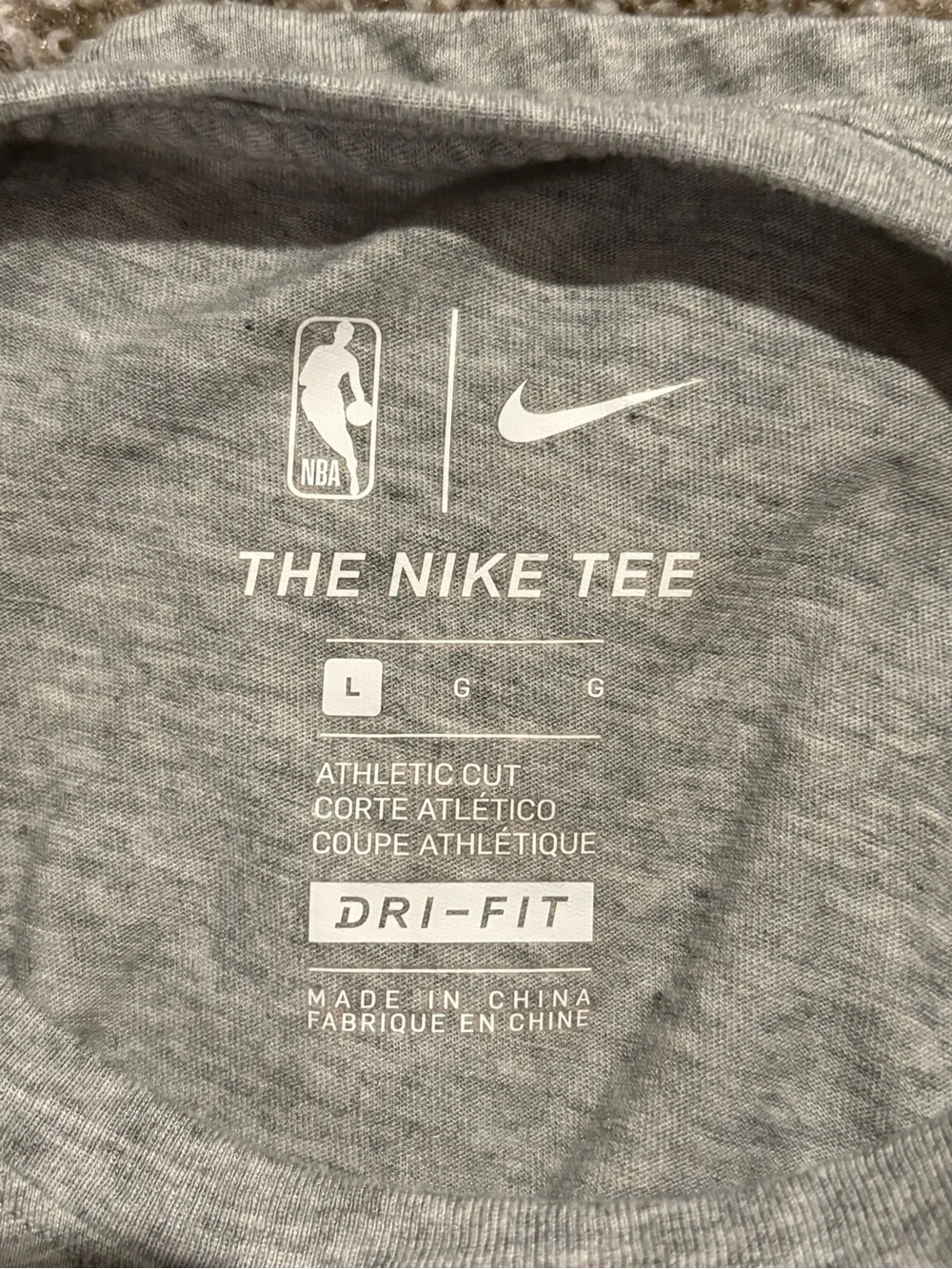 Nike Gray & Black Cleveland 'C' Graphic Short-Sleeve Tee